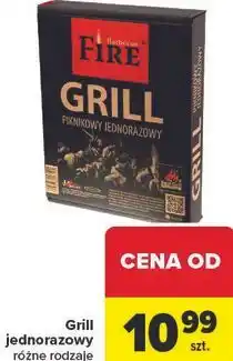 Carrefour Market Grill jednorazowy Barbecue FIRE oferta