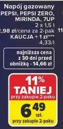 Carrefour Market Napój gazowany Pepsi, Pepsi Zero, Mirinda, 7UP oferta