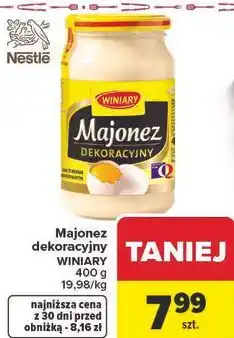 Carrefour Market Majonez dekoracyjny WINIARY oferta