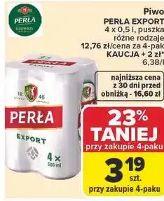 Carrefour Market Piwo PERŁA EXPORT oferta