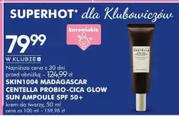 SuperPharm Krem do twarzy Skin1004 Madagascar Centella Probio-Cica Glow Sun Ampoule SPF 50+ 50ml oferta