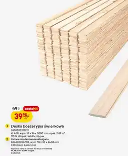 Castorama Listwa montażowa niestrugana oferta