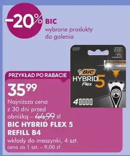 SuperPharm Wkłady do maszynki bic hybrid flex 5 refill b4 oferta