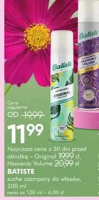 SuperPharm Suchy szampon Batiste Original oferta