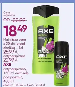 SuperPharm Antyperspirant w sprayu axe fresh boost oferta