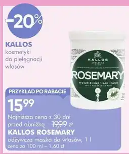 SuperPharm Odżywka do włosów Kallos Rosemary oferta