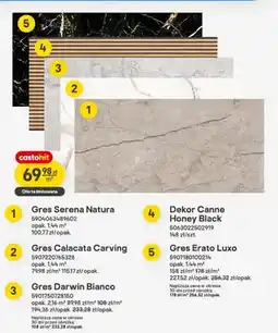 Castorama Gres Calacata Carving oferta