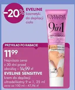 SuperPharm Krem do depilacji eveline sensitive 9 in 1 oferta