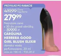 SuperPharm Woda perfumowana damska Carolina Herrera Good Girl Blush Elixir oferta
