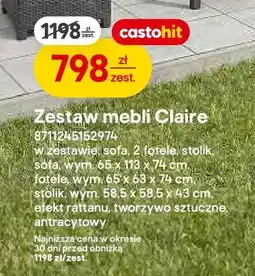 Castorama Zestaw mebli Claire oferta