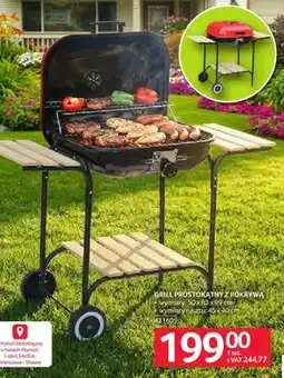 Selgros Grill prostokątny z pokrywą oferta