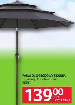 Selgros Parasol ogrodowy z korbą oferta