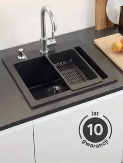 Castorama Zlew kuchenny granitowy Quadron Luxo 100 oferta