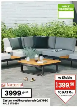 Leroy Merlin Zestaw mebli ogrodowych calypso oferta