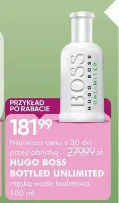 SuperPharm Woda toaletowa męska Hugo Boss Bottled Unlimited oferta