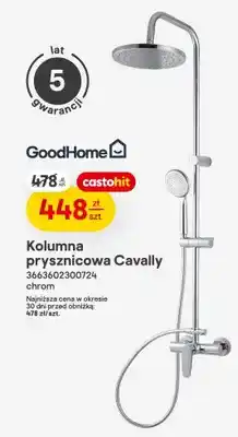 Castorama Kolumna prysznicowa Cavally chrom oferta