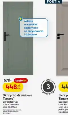 Castorama Skrzydło drzwiowe Tanaro kolor szałwiowy szer. 70,80cm oferta