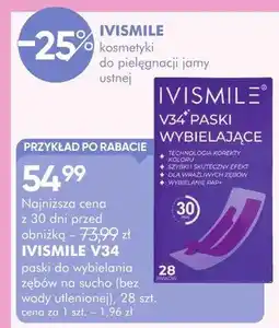 SuperPharm Paski wybielające ivismile v34 oferta
