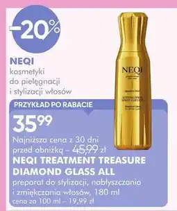 SuperPharm Odżywka do włosów Neqi Treatment Treasure Diamond Glass All oferta