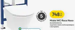 Castorama Miska WC Roca Nexo 8433290390476 wypinana deska wolnoopadająca z duroplastu oferta