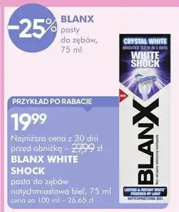 SuperPharm Pasta do zębów blanx white shock oferta