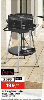 Leroy Merlin Grill węglowy z półką hebefix śr.: 47cm oferta