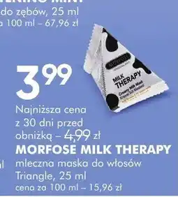 SuperPharm Maska do włosów mleczna Morfose Milk Therapy Triangle oferta