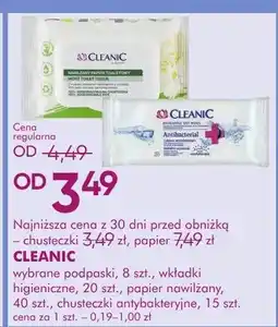 SuperPharm Chusteczki cleanic oferta