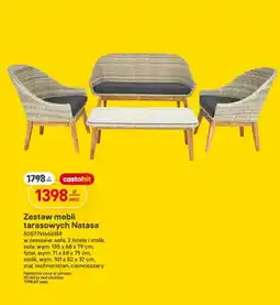 Castorama Zestaw mebli tarasowych Natasa oferta