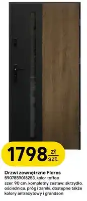 Castorama Drzwi zewnętrzne Flores 5907859018253 oferta
