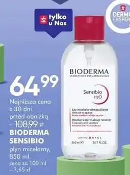 SuperPharm Płyn micelarny Bioderma Sensibio H2O oferta