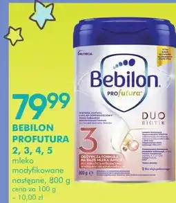 SuperPharm Mleko modyfikowane bebilon profutura 2,3, 4,5 oferta