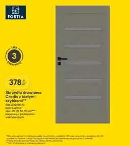 Castorama Skrzydło drzwiowe Credis z białymi szybkami oferta