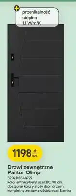 Castorama Drzwi zewnętrzne Pantor Olimp oferta