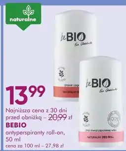SuperPharm Antyperspirant roll-on bebio naturally deo roll oferta