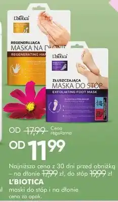 SuperPharm Maska do stóp L'biotica 1szt oferta