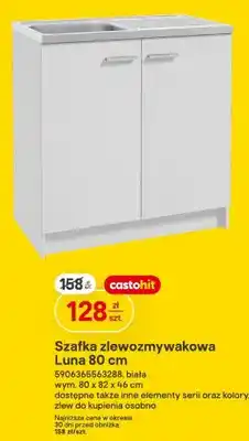 Castorama Szafka zlewozmywakowa Luna 80cm oferta