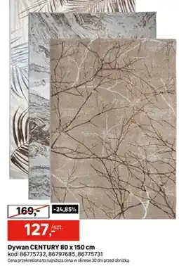 Leroy Merlin Dywan CENTURY 80x150cm kod: 86775732,86797685,86775731 oferta
