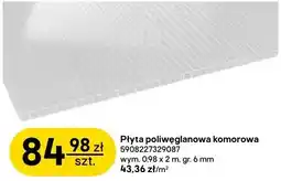 Castorama Płyta poliwęglanowa komorowa 5908227329087 oferta