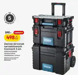 Castorama Zestaw skrzynek narzędziowych ConnecX 3szt oferta