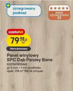 Castorama Panel winylowy SPC dąb Paisley Bone oferta