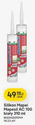 Castorama Silikon Mapei Mapesil AC 100 biały oferta