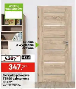 Leroy Merlin Skrzydło pokojowe terso dąb sonoma 80cm oferta