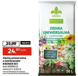 Leroy Merlin Ziemia uniwersalna z nawożeniem Kronen oferta