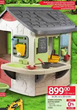 Selgros Domek z kuchnią błotną Smoby oferta