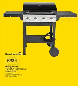 Castorama Grill gazowy Tippah 4-palnikowy oferta