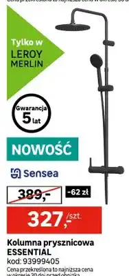 Leroy Merlin Kolumna prysznicowa ESSENTIAL oferta