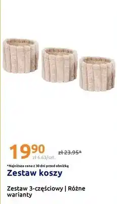 Action Zestaw koszy 3-pak oferta