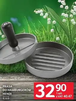 Selgros Prasa do hamburgerów Hendi oferta