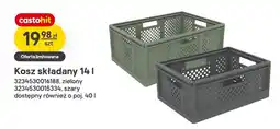 Castorama Kosz składany 14l zielony 323453001688 oferta